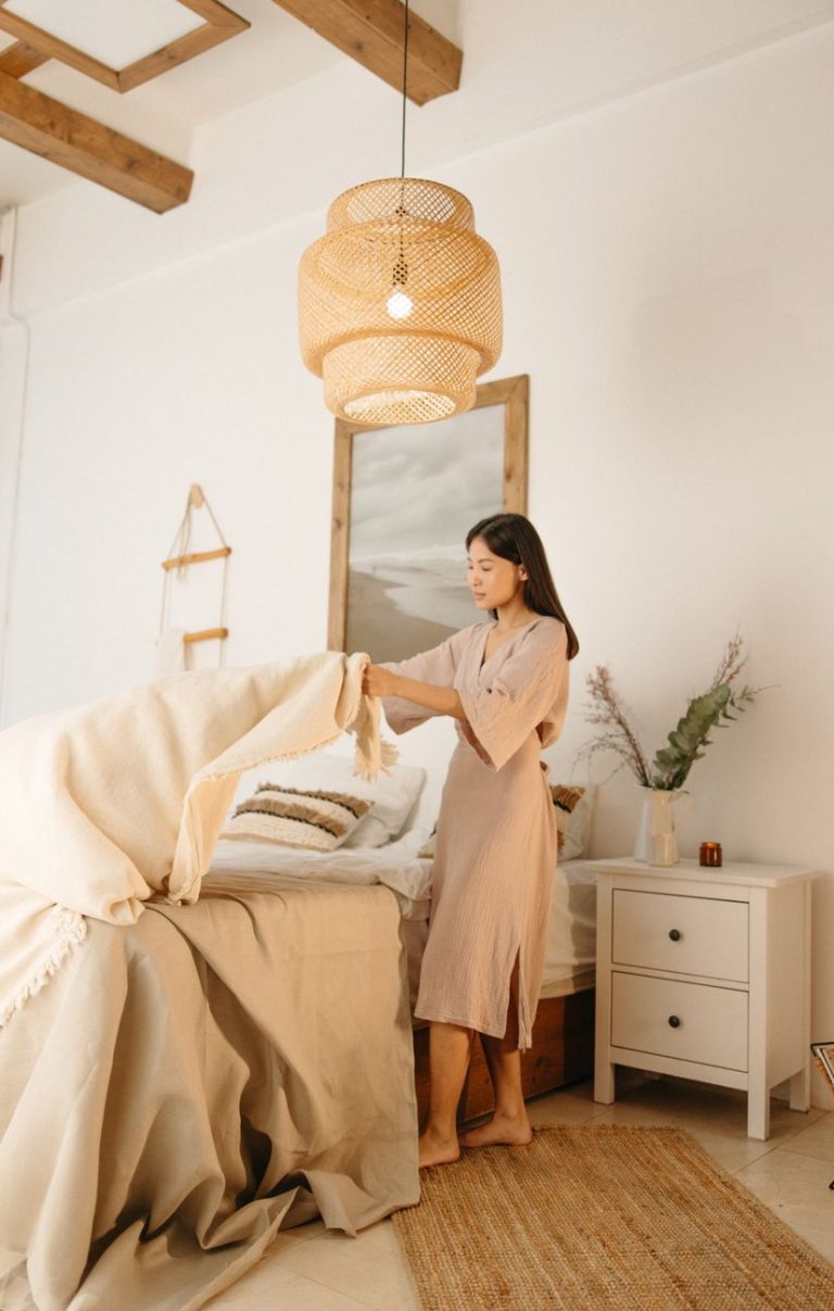 Intimate boudoir setting