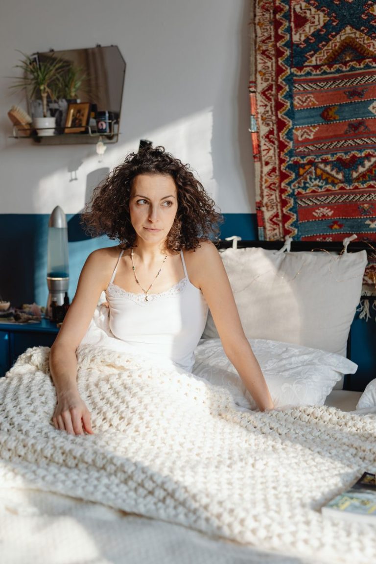 Intimate boudoir setting