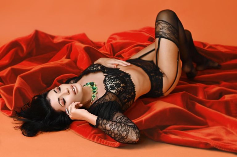 Woman in lingerie