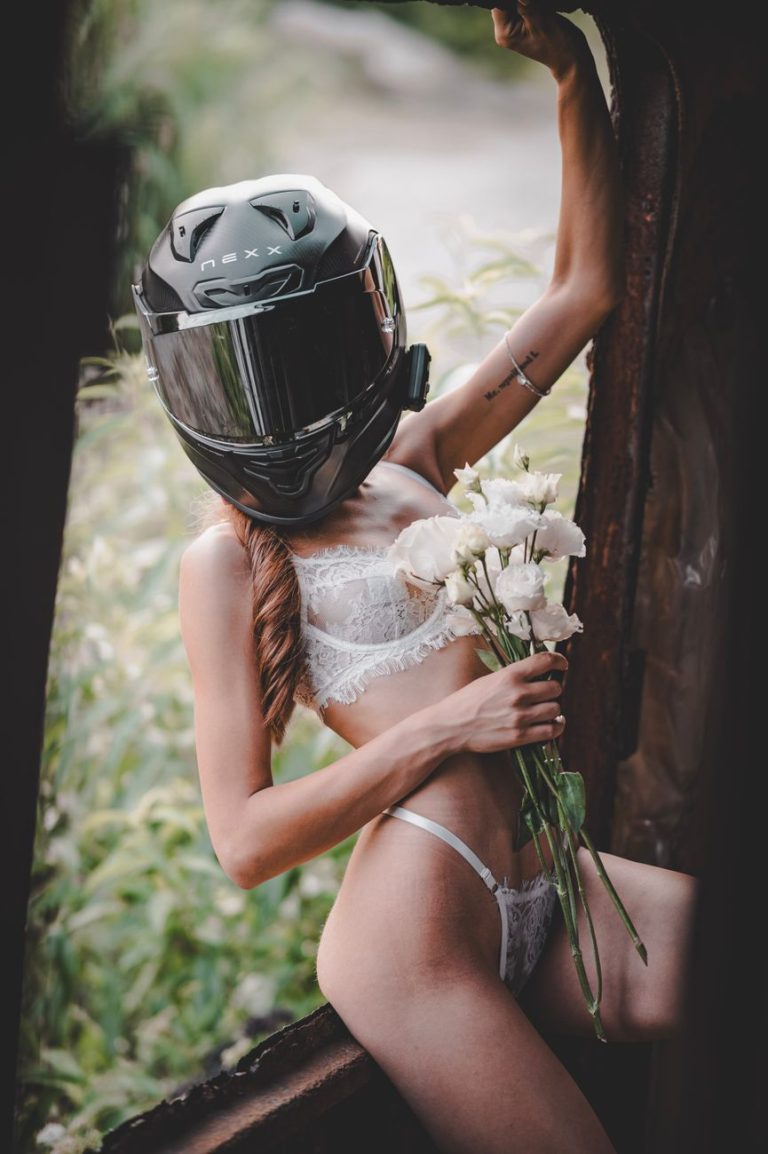 Woman in lingerie