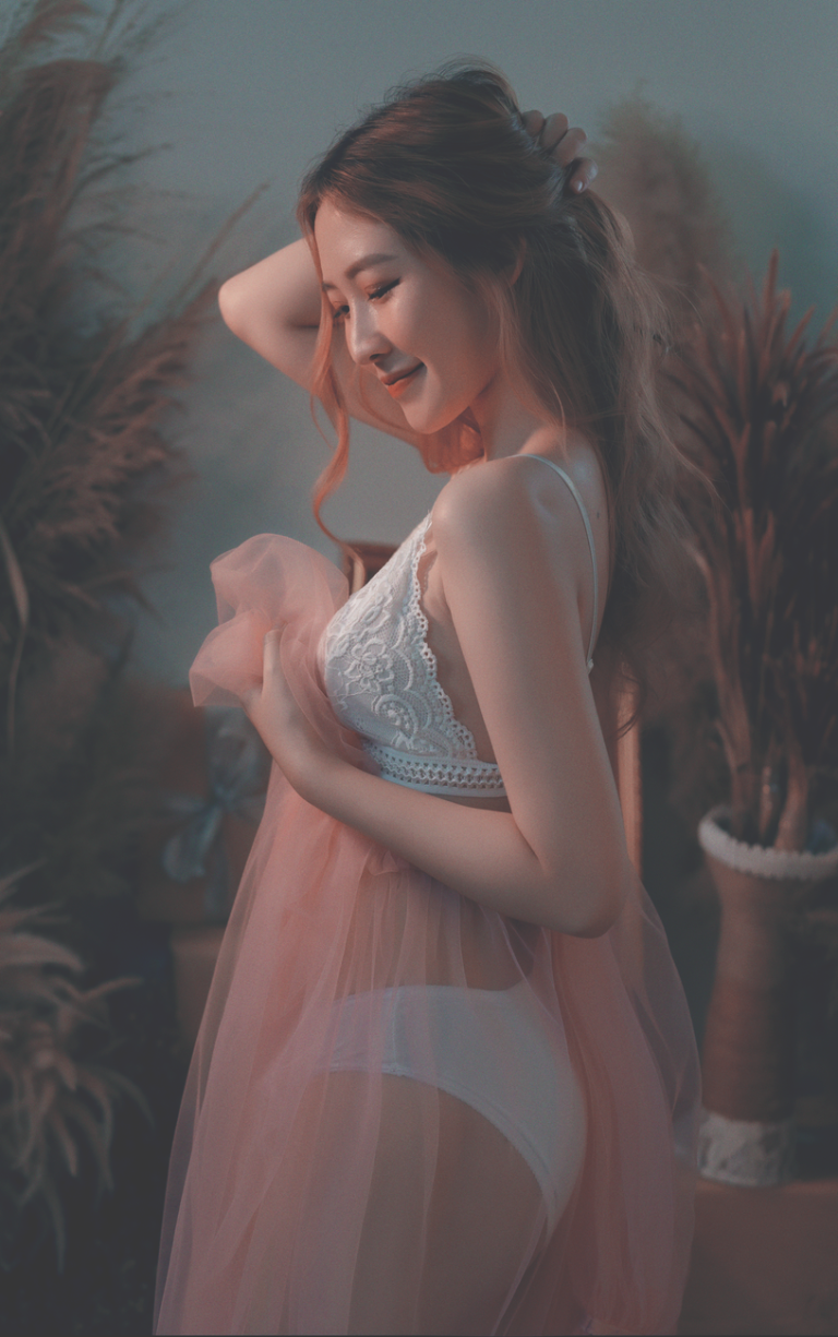 Woman in lingerie