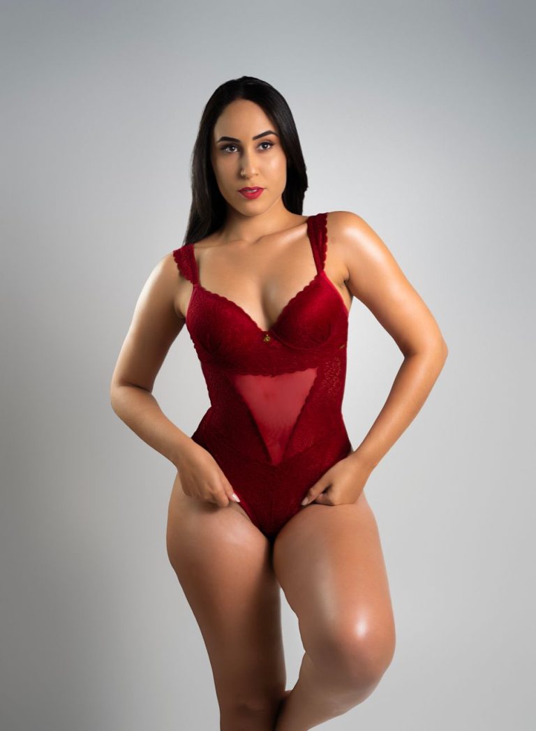 Woman in lingerie